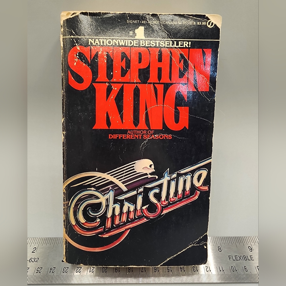 Christine by Stephen King 1983 1st Signet‎ Printing Paperback